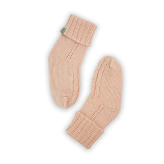 HOMIE'S  - HOUSE SOCKS - BEANIES FOR YOUR FEET - Peach - Small - Medium