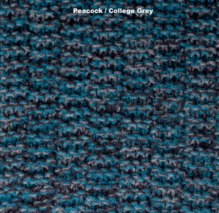 SCARVES - MUMBO JUMBO - LAMBSWOOL - Peacock / College Grey -