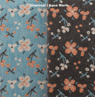 BLANKETS - CHERRY BOMB - MERINO - Charcoal / Aqua Marle - Extra Small