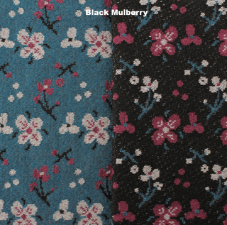 BLANKETS - CHERRY BOMB - MERINO - Black / Mulberry - Extra Small