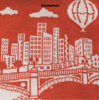 BLANKETS - MELBOURNE - MERINO - Cinnamon Orange - Extra Small