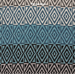 BLANKETS - MIZZLE - MERINO - Throw Blue - Extra Small