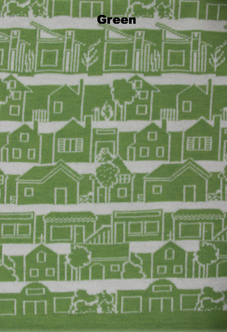 BLANKETS - NEIGHBOURHOOD - MERINO - Green - Extra Small