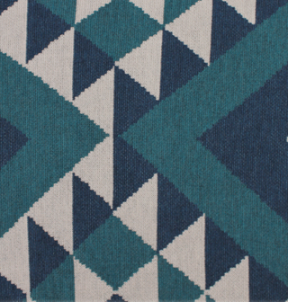 BLANKETS - TRIBAL - MERINO - French Navy - Extra Small