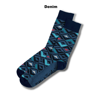 SOCKS - FLIP - AUSTRALIAN COTTON - Denim - S / 2-8