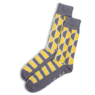 SOCKS - PUNCH - AUSTRALIAN COTTON - Yellow - S / 2-8