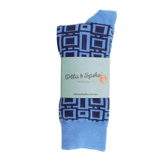 SOCKS - ELIXIR - AUSTRALIAN COTTON - Blue - S / 2-8